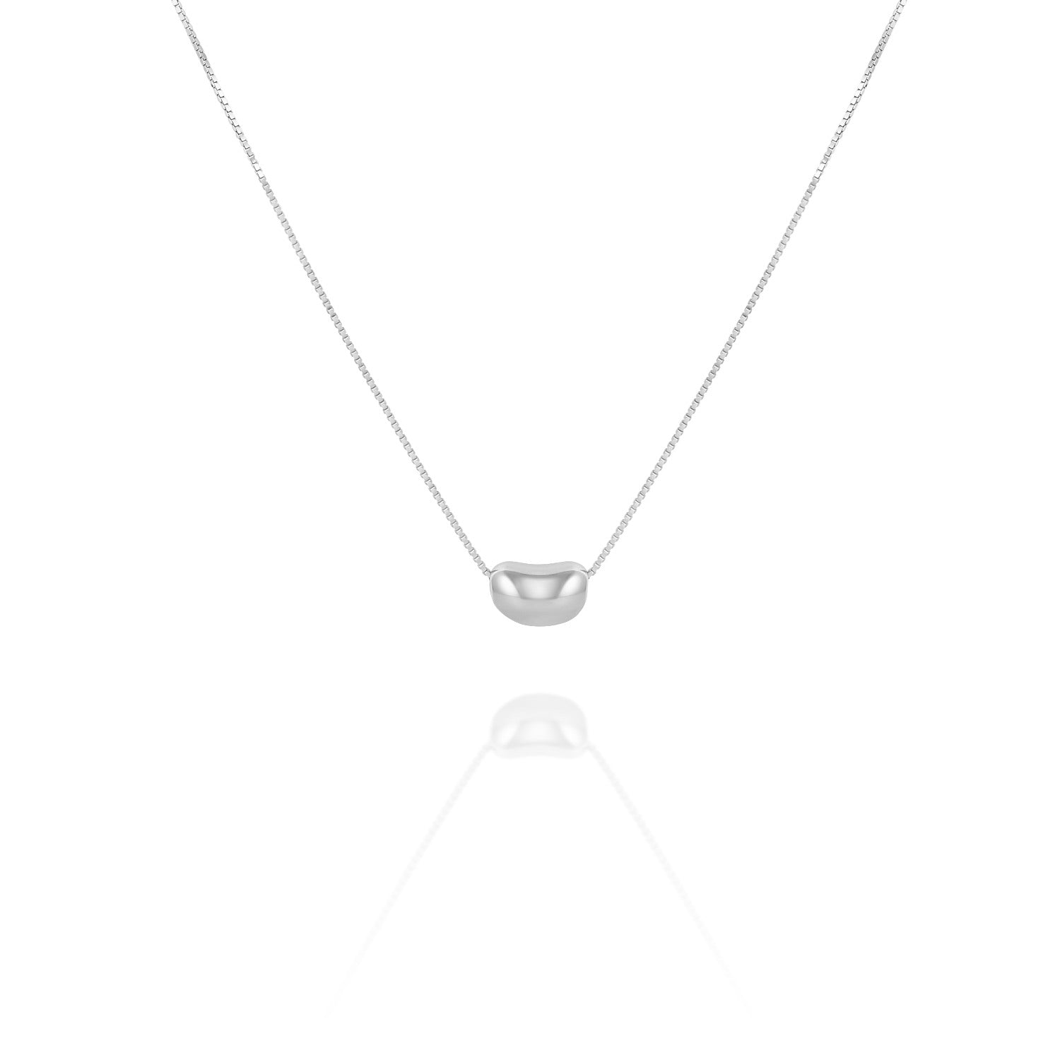 The Eden Bean Necklace - Silver