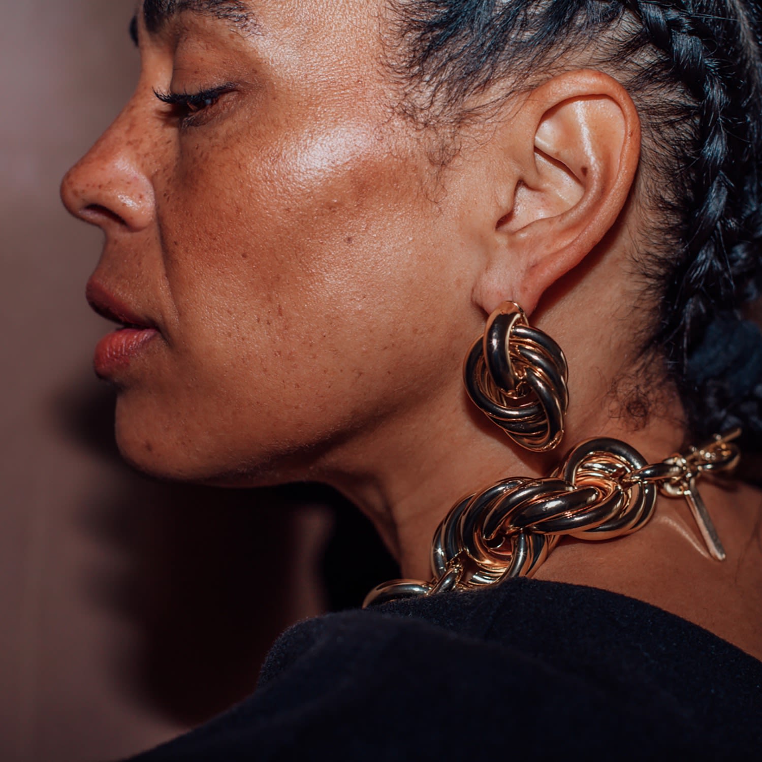 The Empress Earrings - Gold