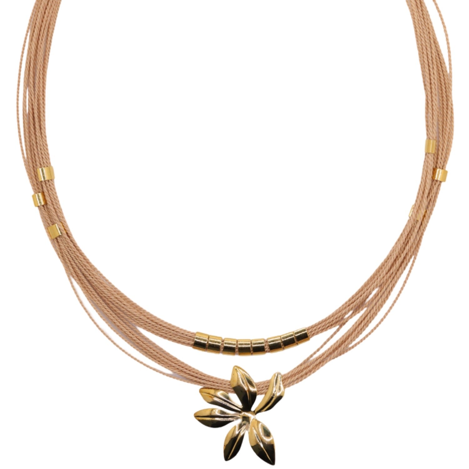 The Flower Buriti Natural Fiber Necklace