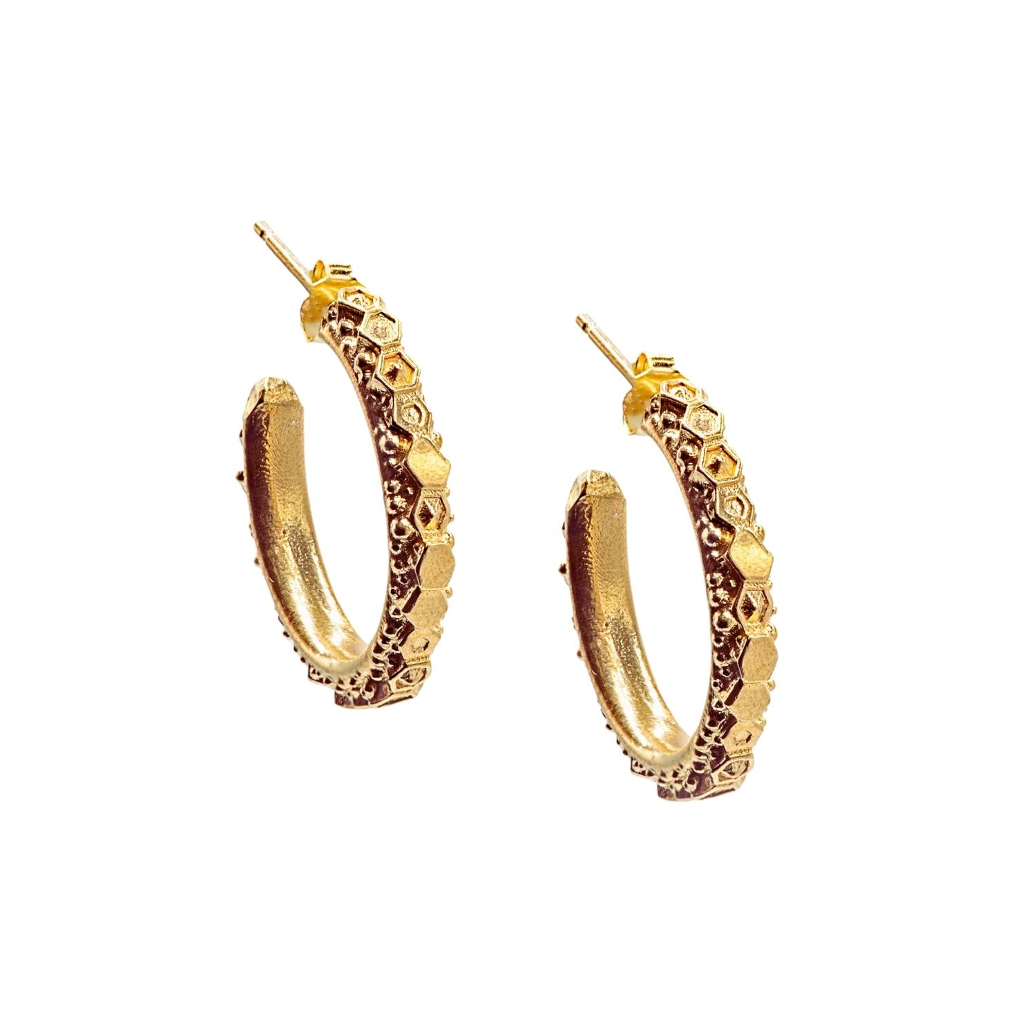 The Gold Hebe Hoop Earrings