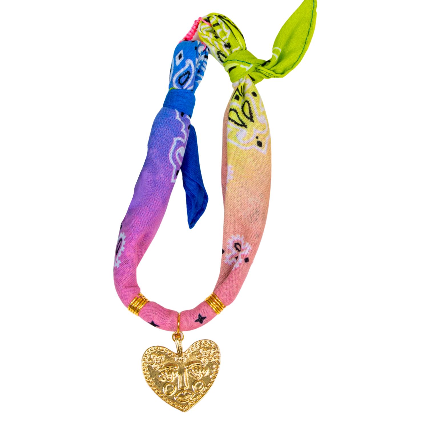 The Heart Bandana Necklace