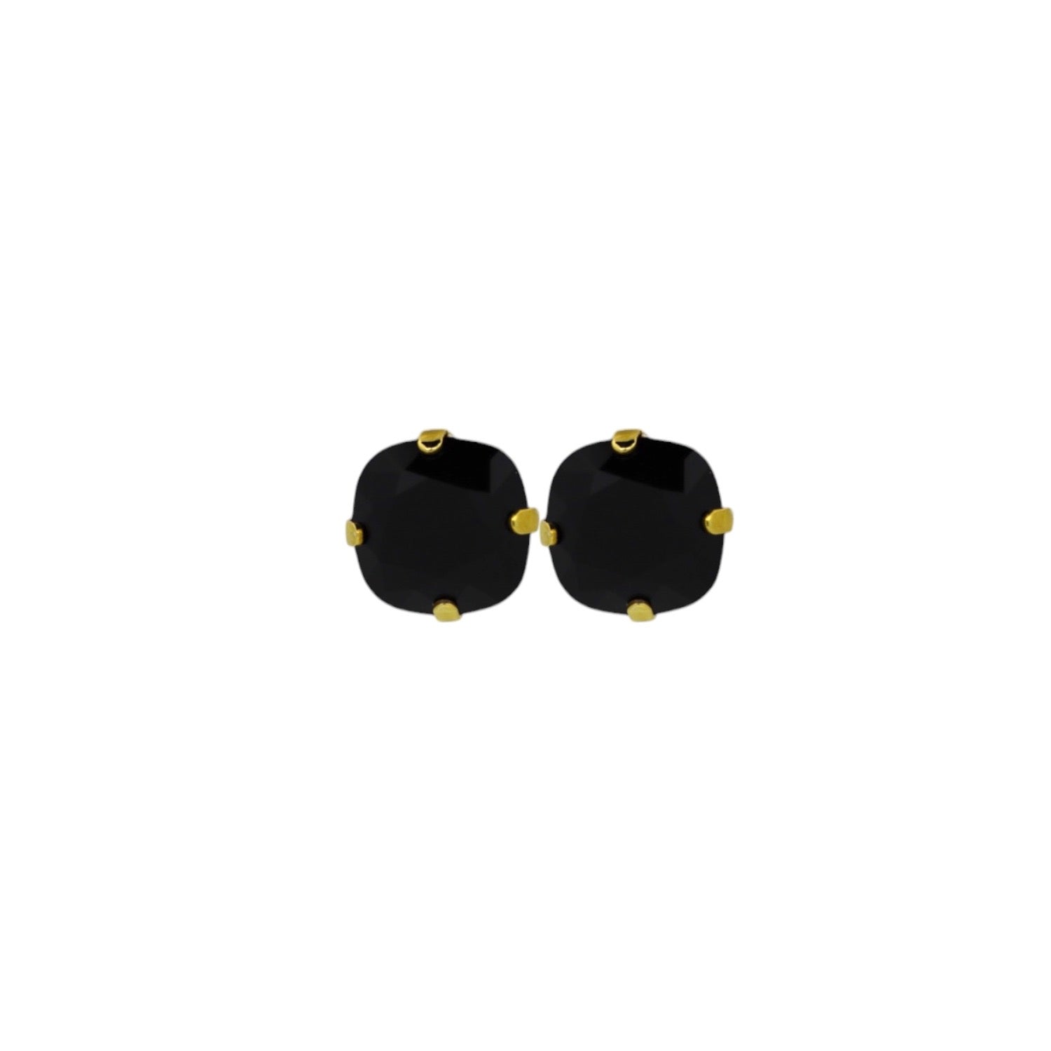 The Large Black Stud In Gold