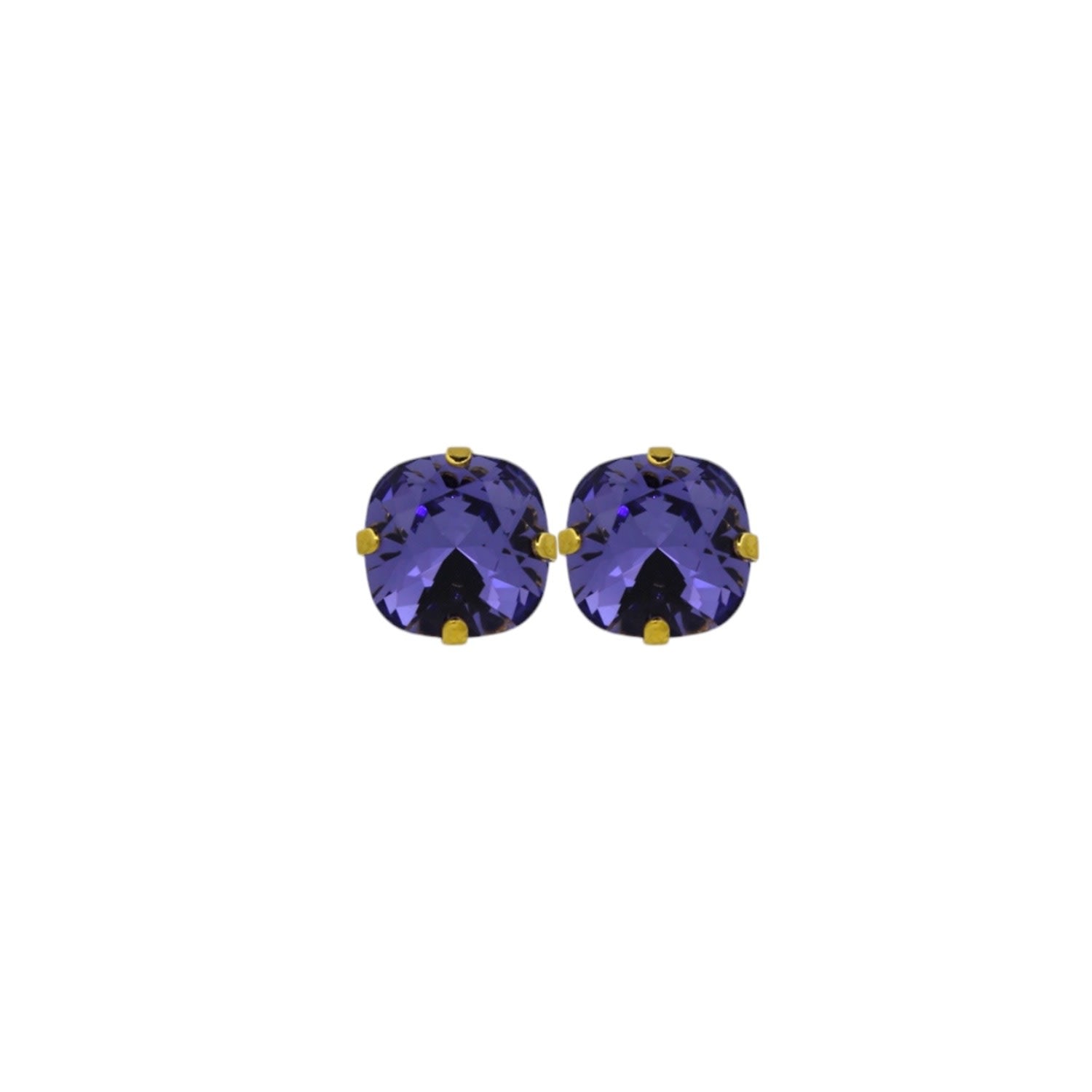 The Large Purple Stud In Gold