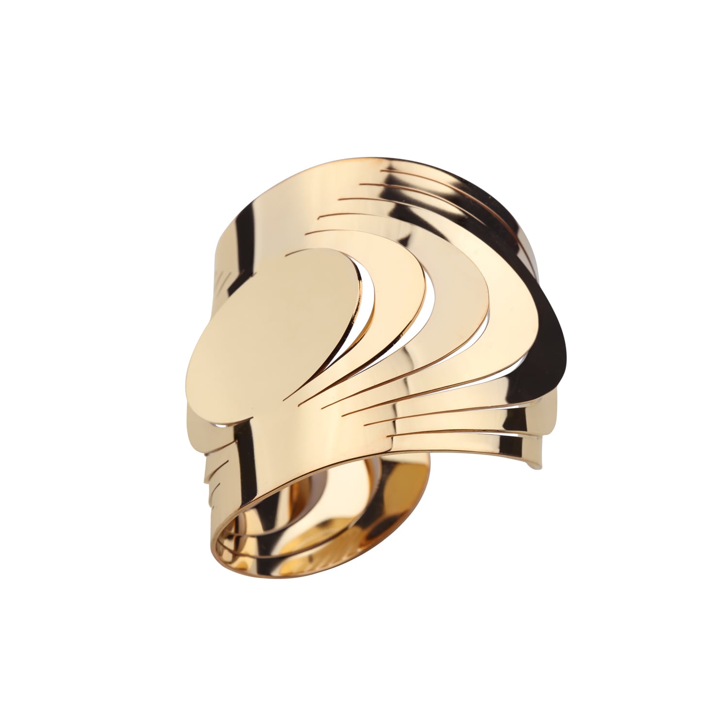 Lava Bracelet – High Polish – Gold-Plated