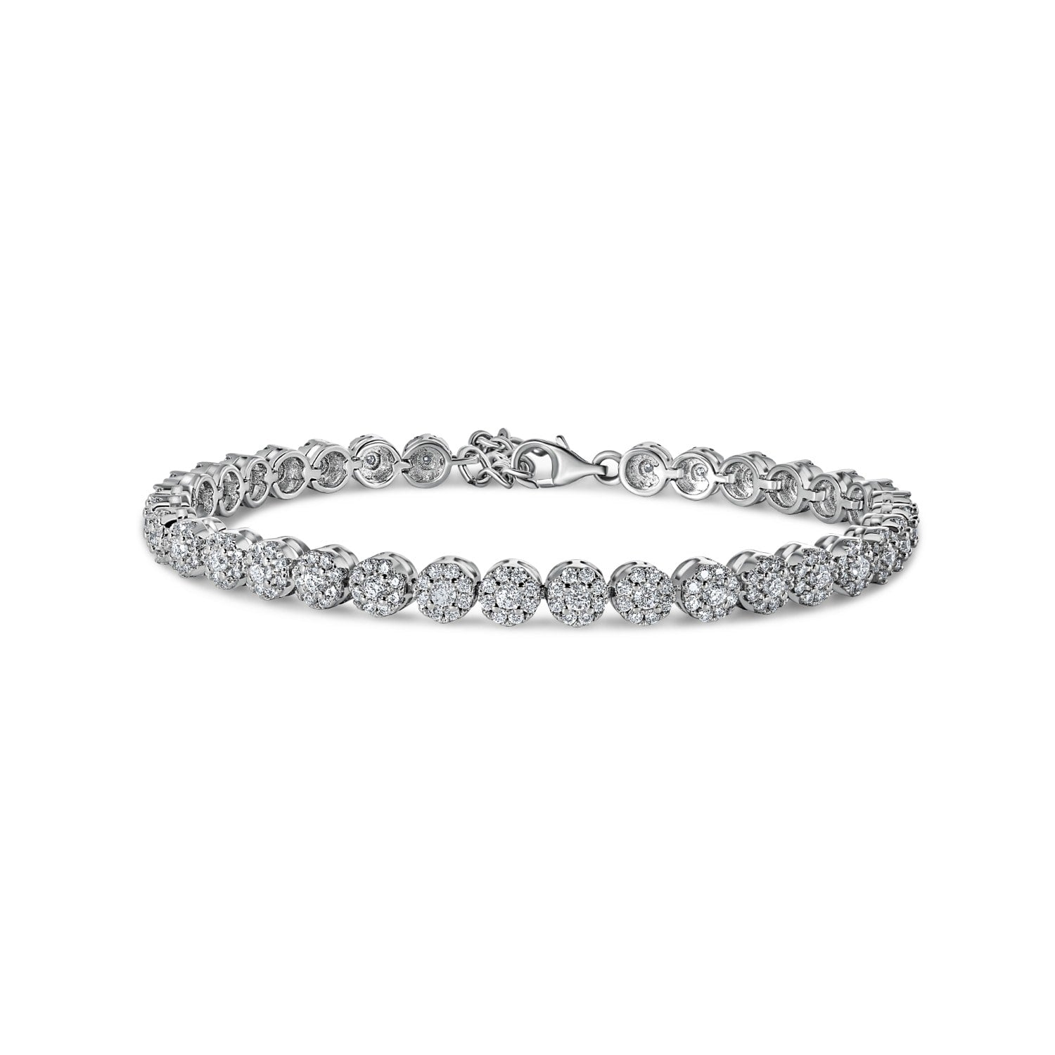 The Lilith Moissanite Bracelet In Sterling Silver