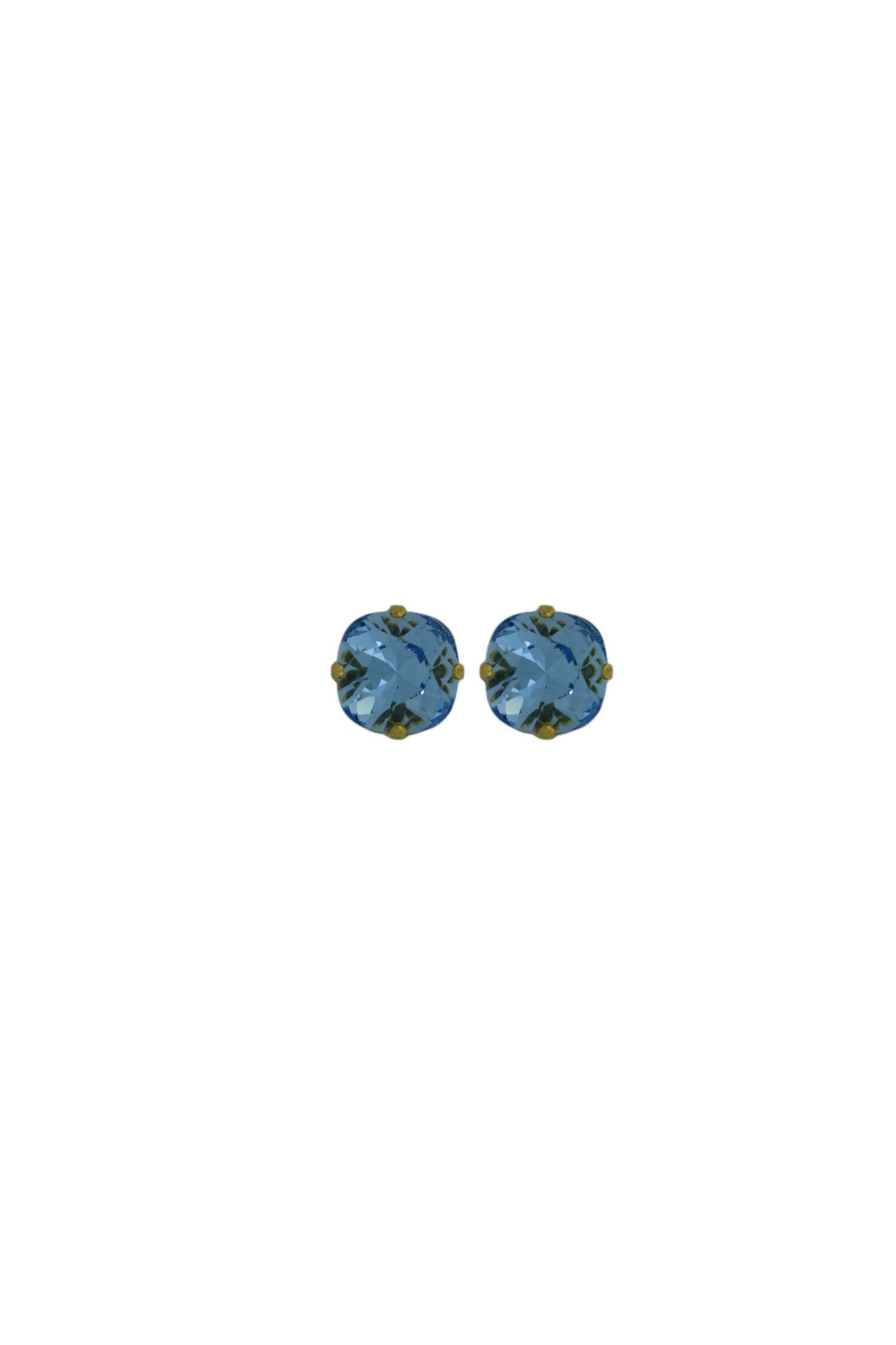 The Little Blue Stud In Gold
