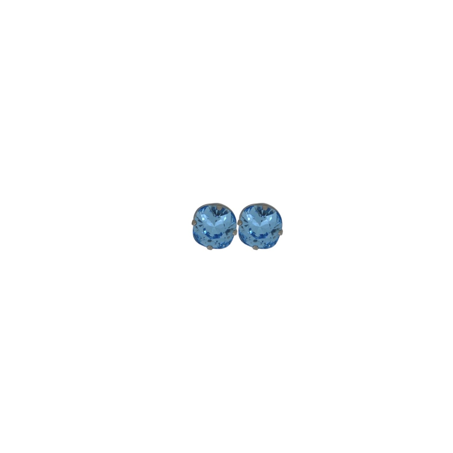 The Little Blue Stud In Platinum
