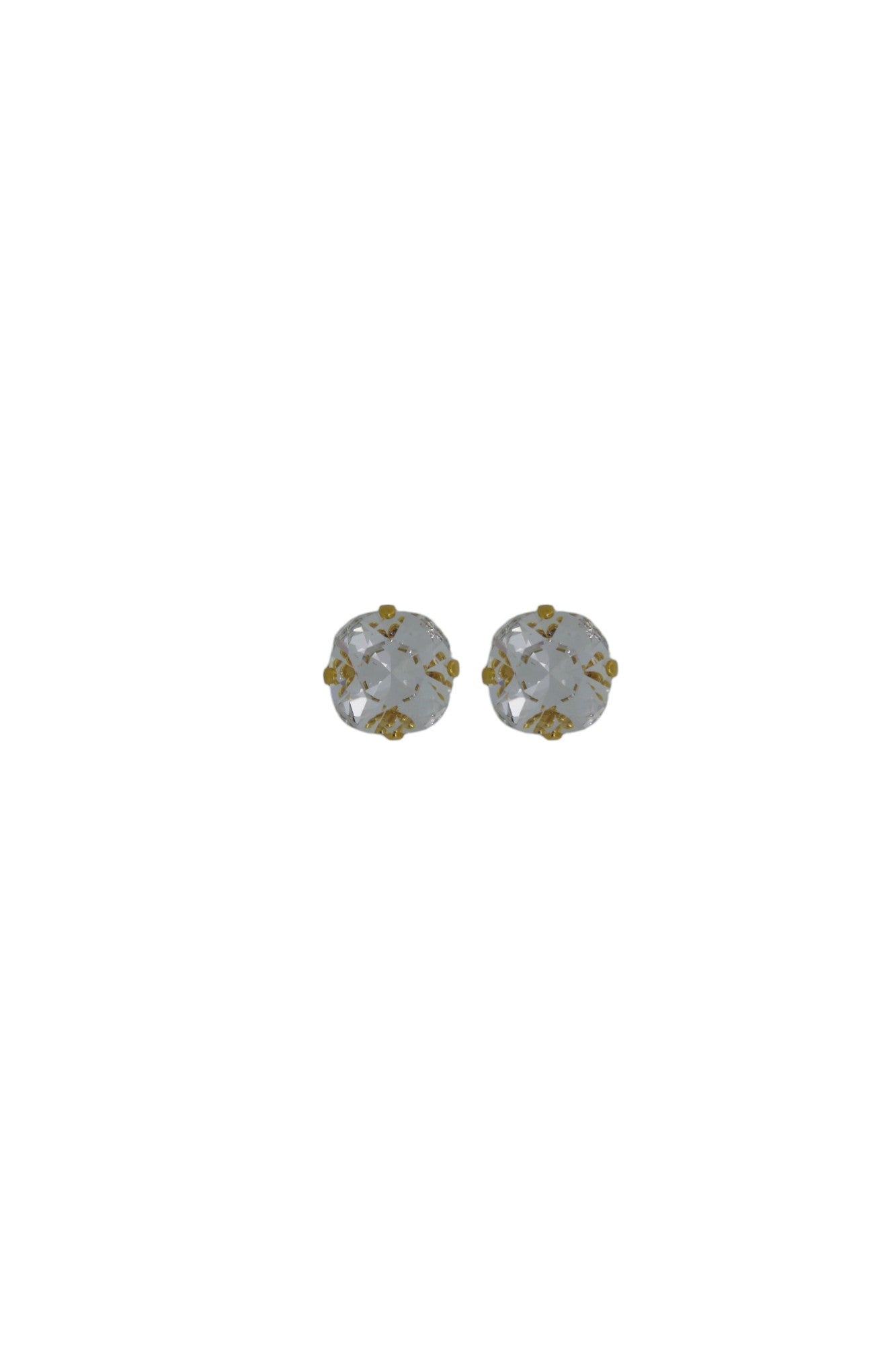 The Little Clear Stud In Gold