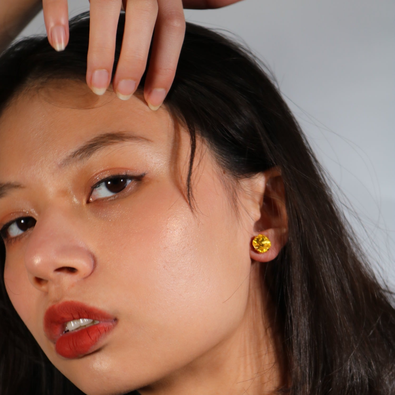 The Little Yellow Stud In Gold