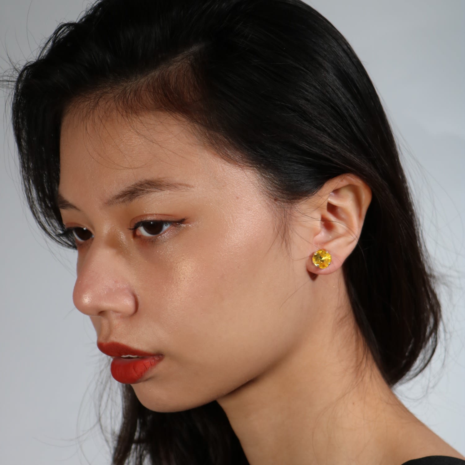 The Little Yellow Stud In Platinum