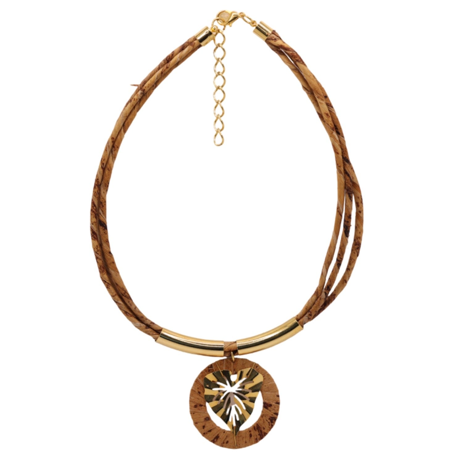 The Monstera Banana Fiber Necklace