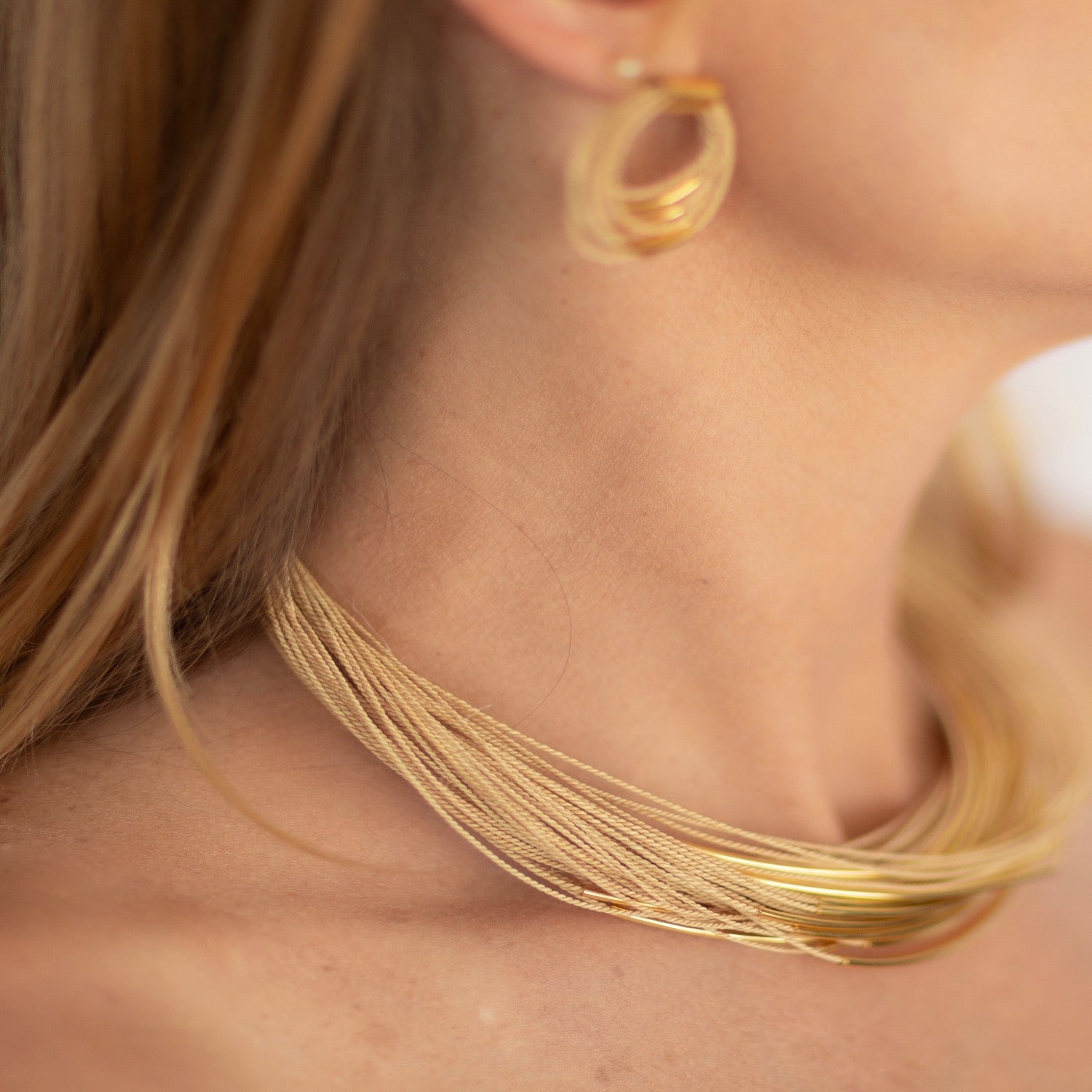 The Multiple Buriti Natural Fiber Necklace