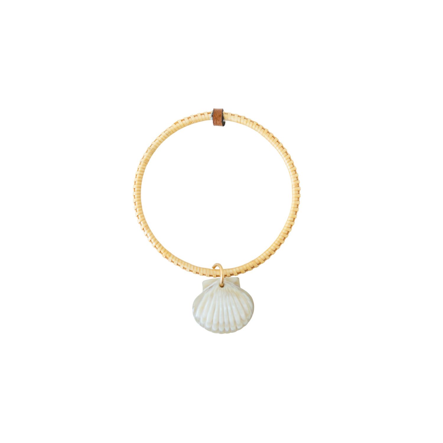 The Nautically Charmed Cabin Boy Bangle - Seashell