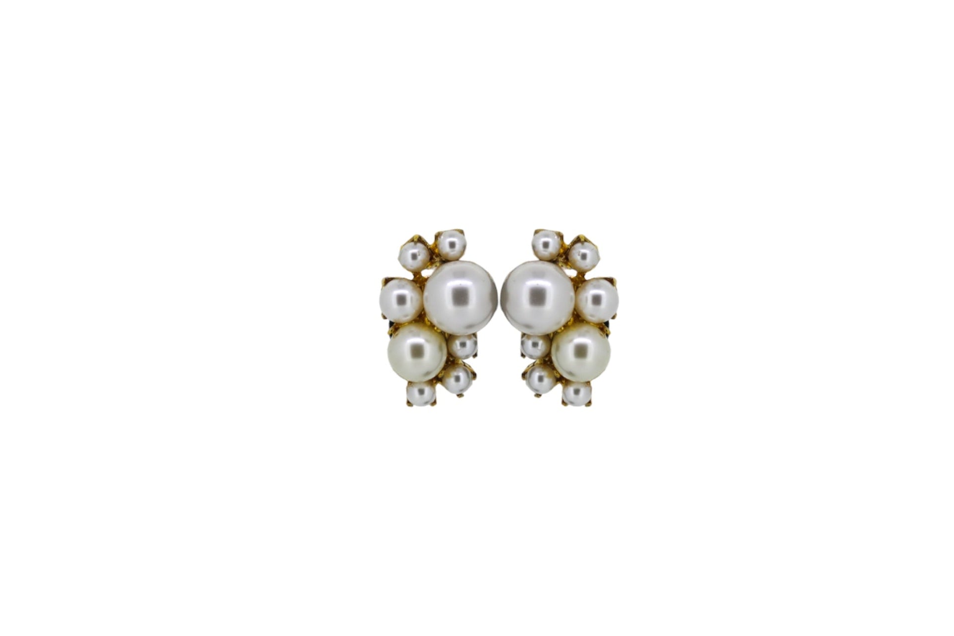 The Pearl Cluster Earrings