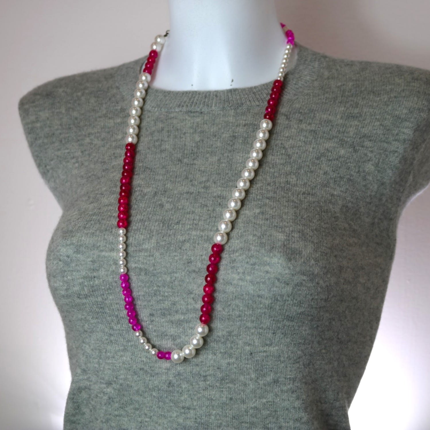 The Pink Indore Rope Necklace
