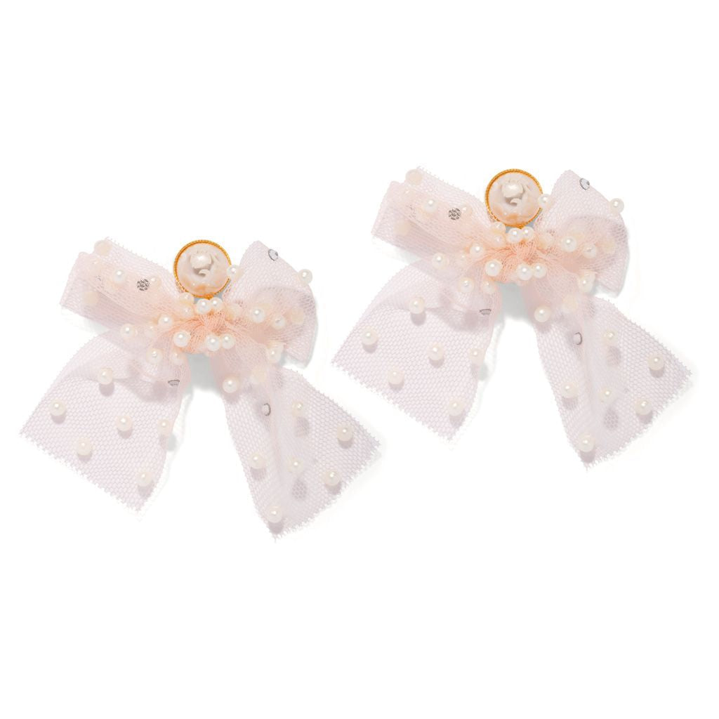 The Pink Reef Ballerina Blush Tulle Bow