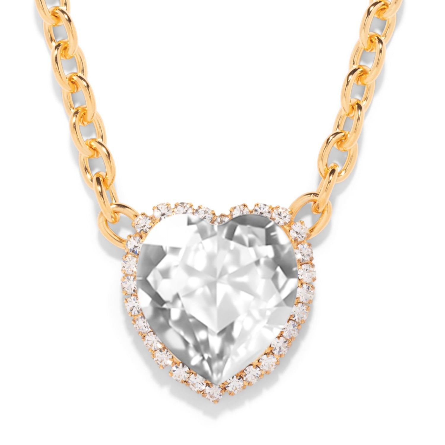 The Pink Reef G Ocean Necklace In Crystal