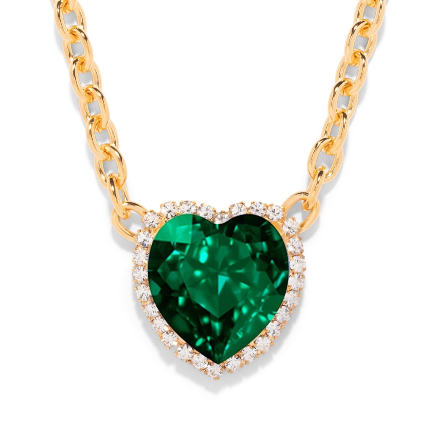 The Pink Reef G Ocean Necklace In Emerald