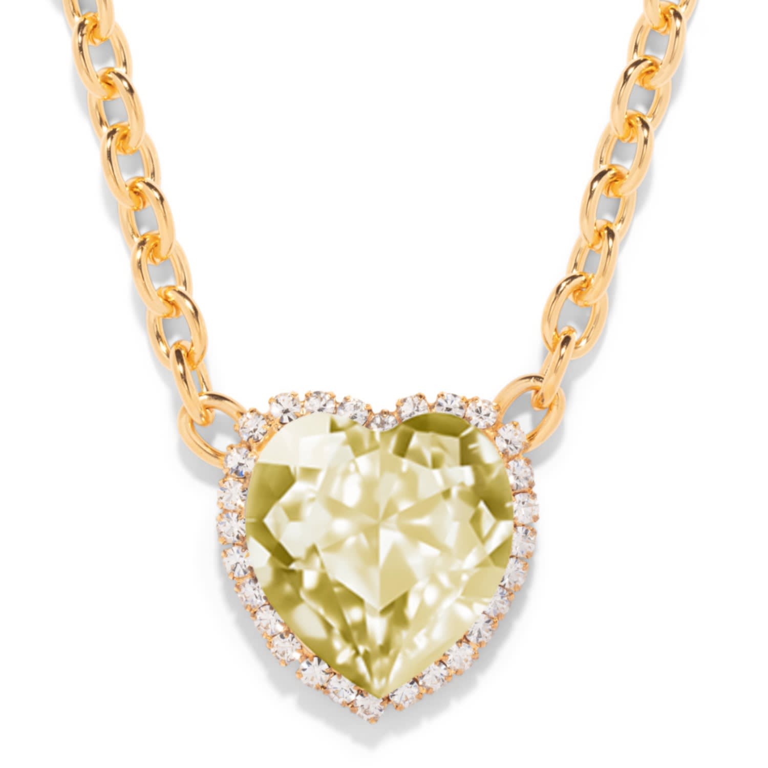 The Pink Reef G Ocean Necklace In Yellow