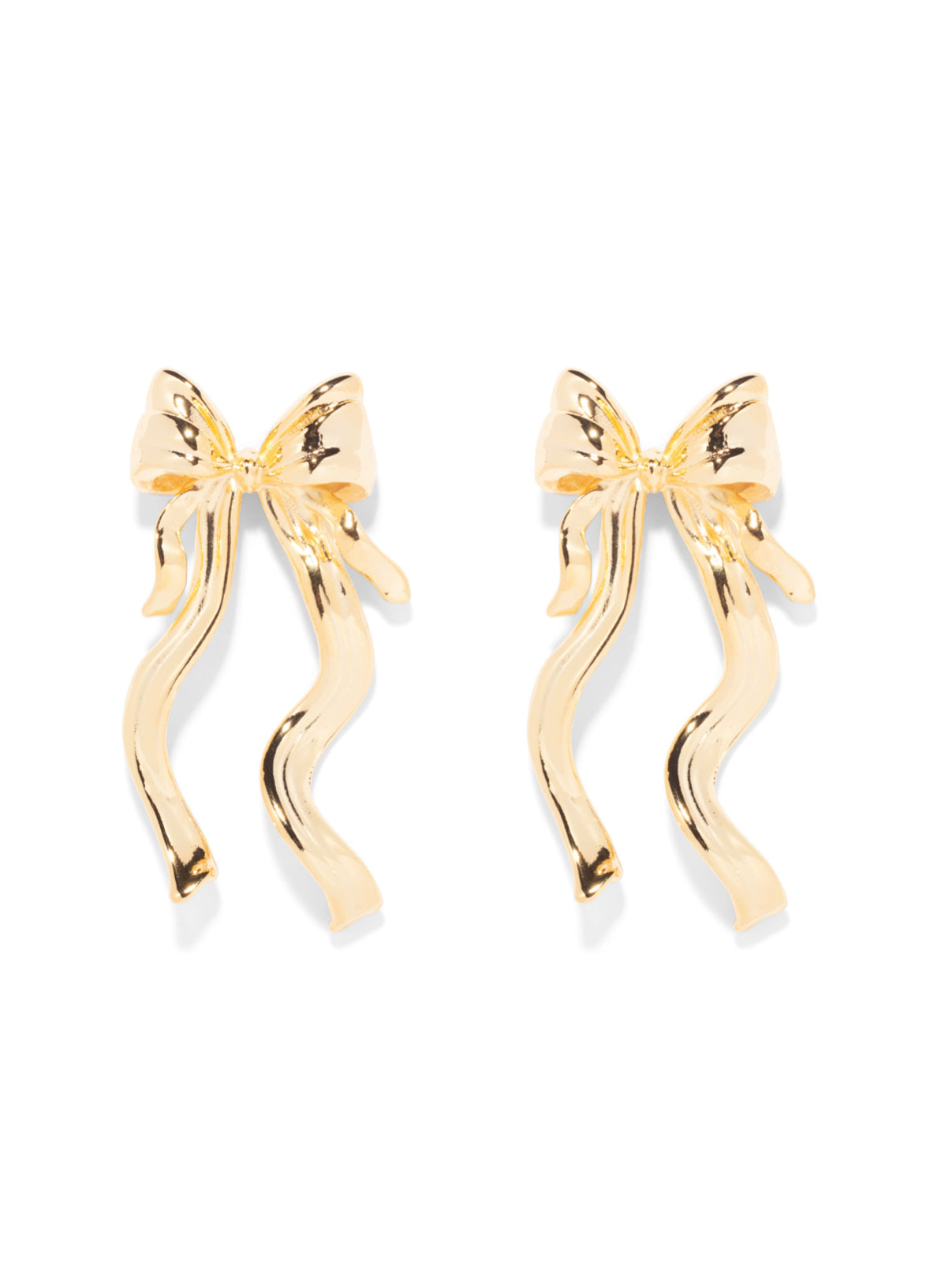 The Pink Reef Large Sculpted Bow Earrings