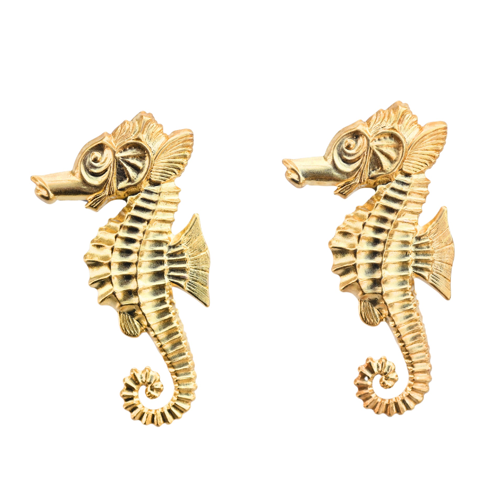 The Pink Reef Seahorse Earring