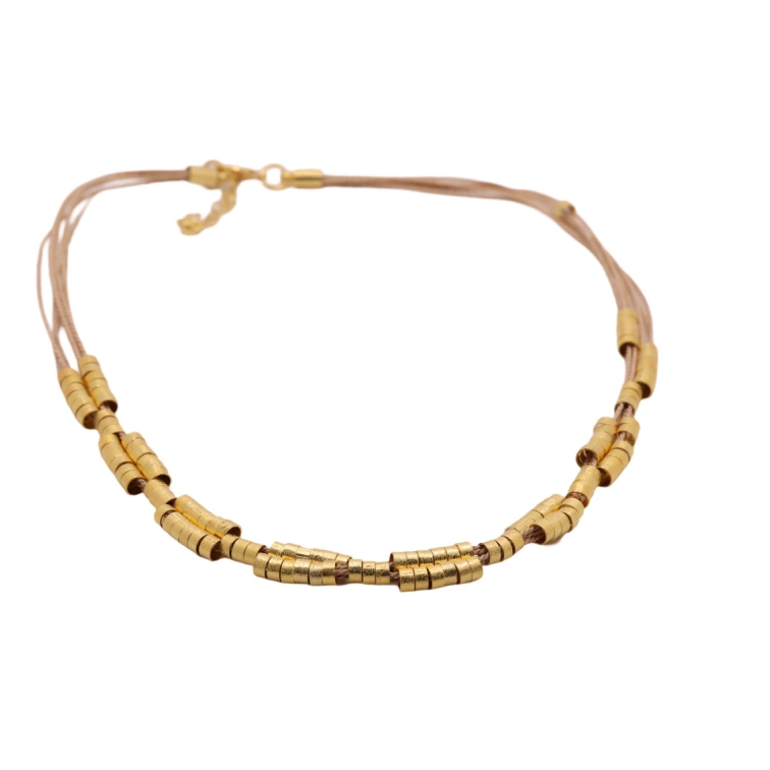 The Pleated Buriti Natural Fiber Necklace