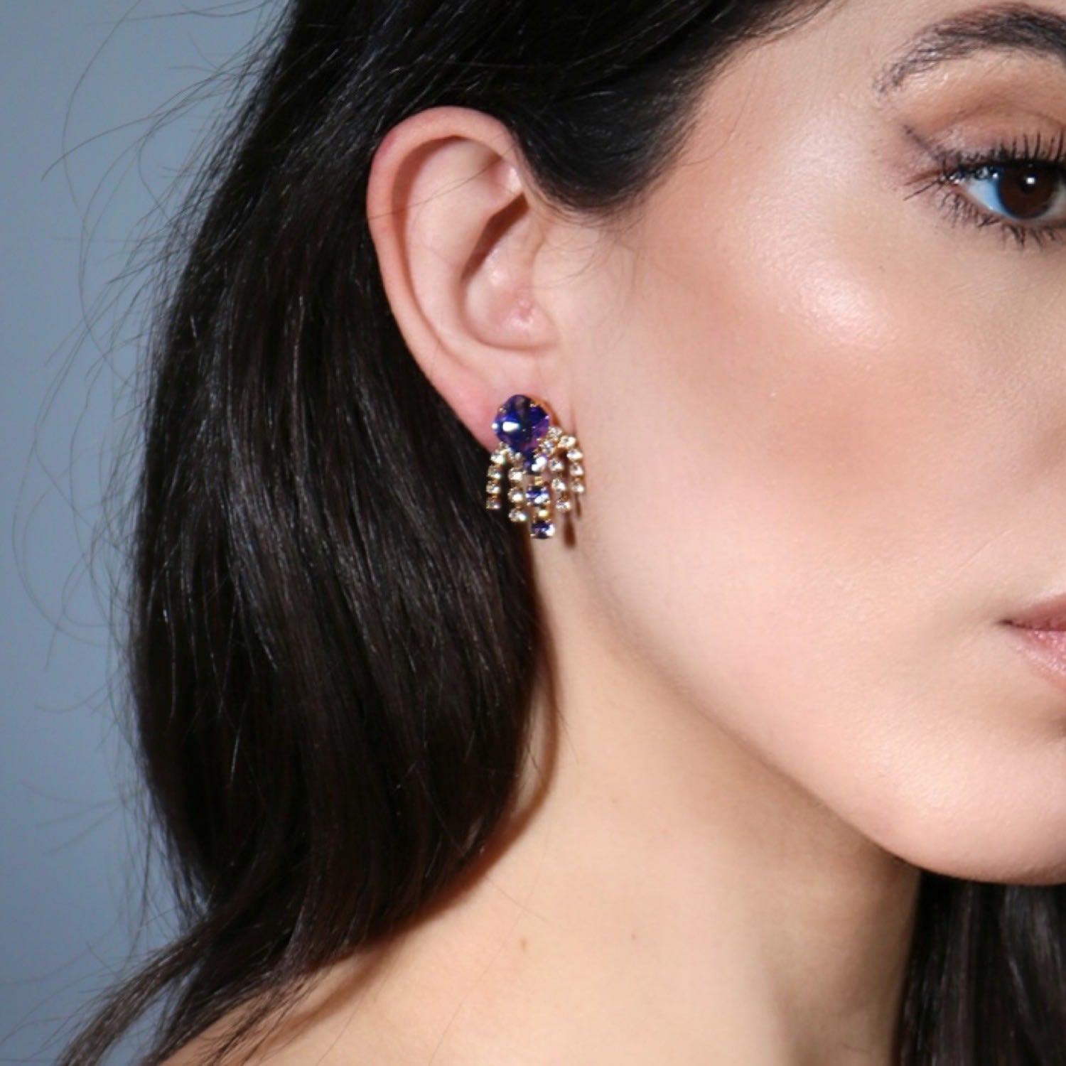 The Purple Sparkler In Gold