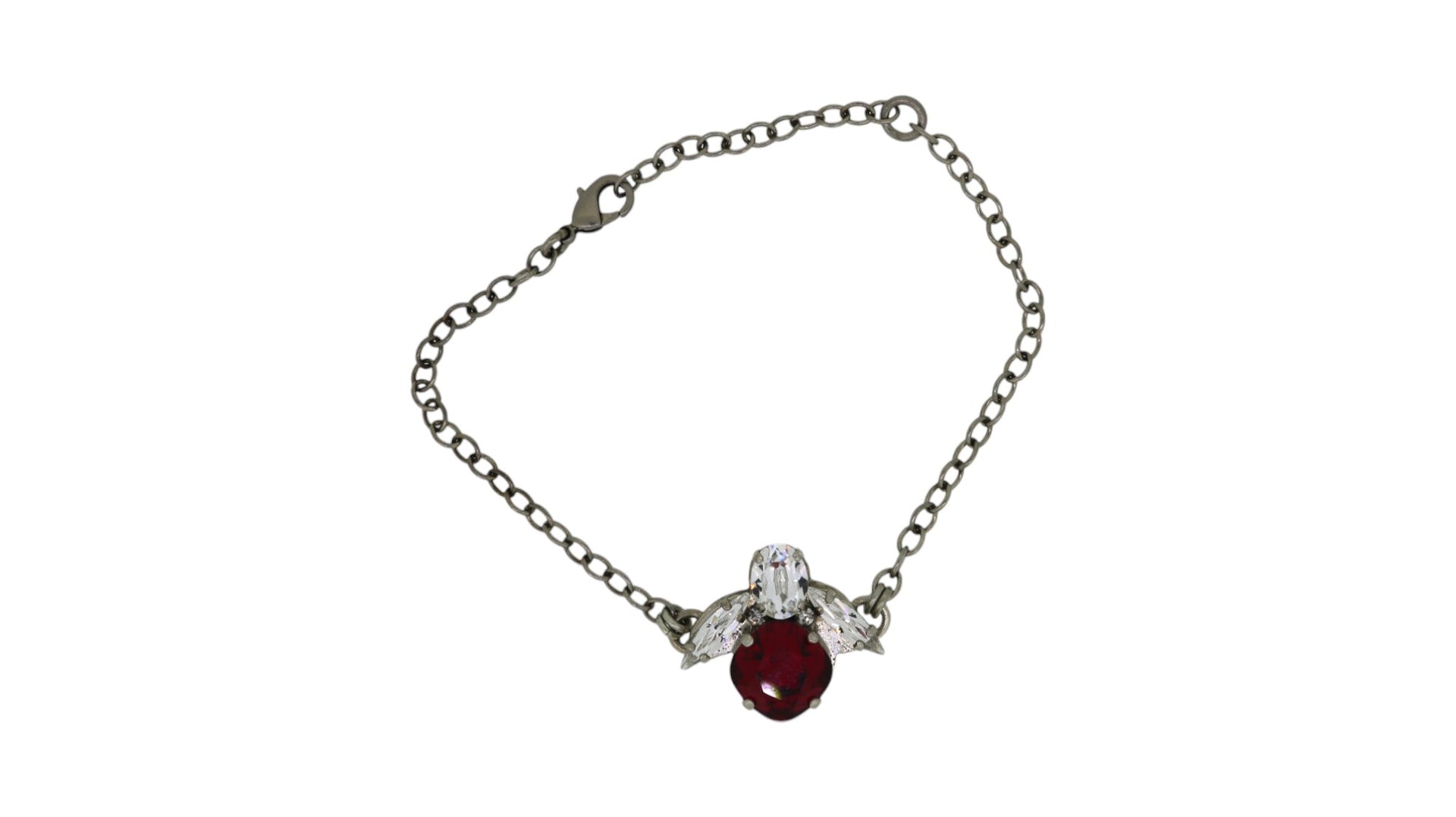 The Red Bee Bracelet In Platinum