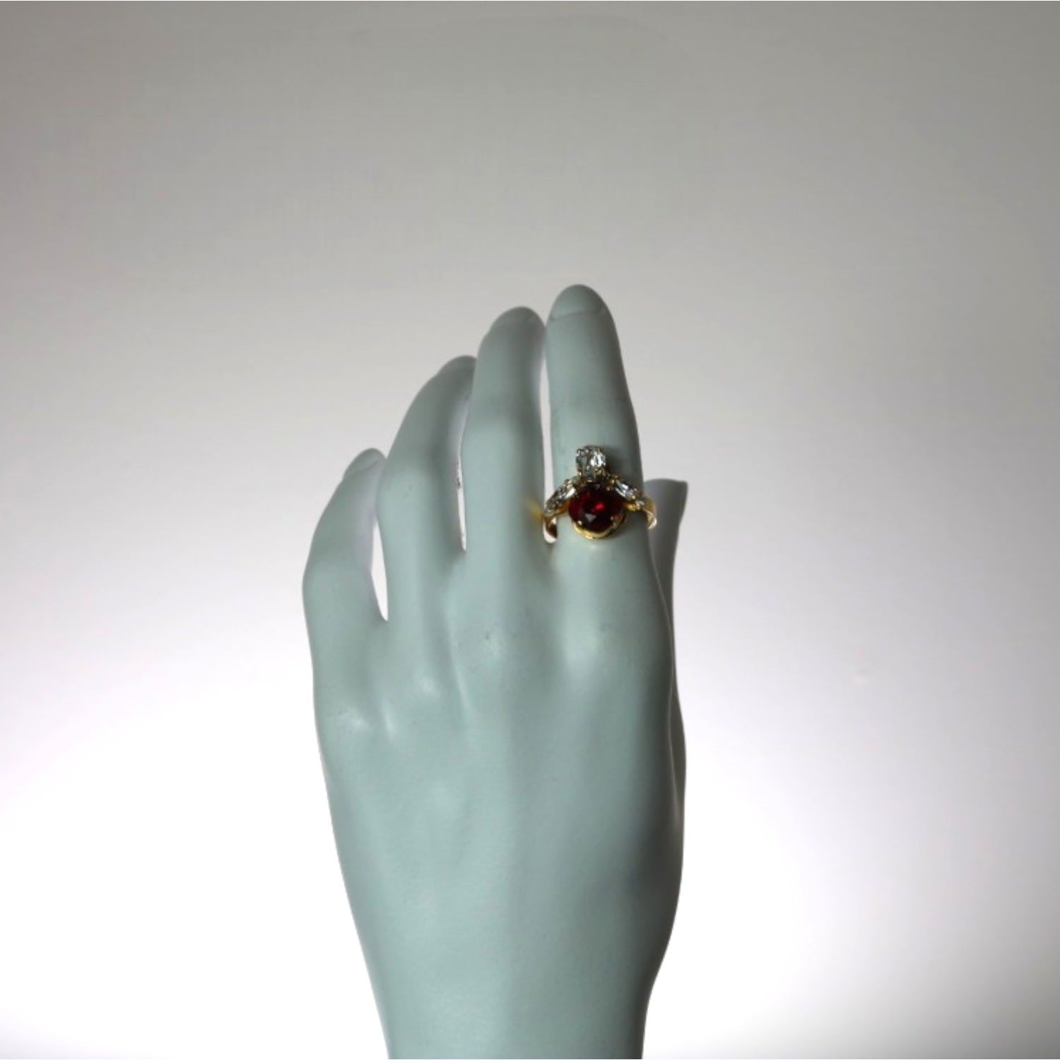 The Red Bee Ring In Gold
