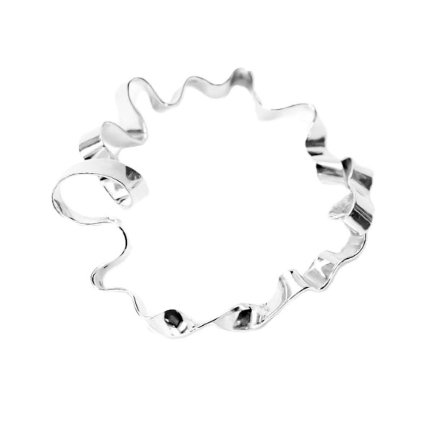 The Ribbon Bracelet In Silver