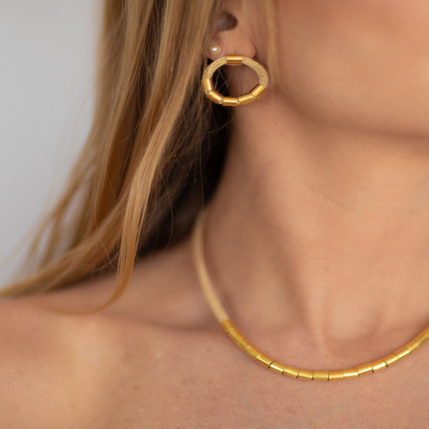 The Rings Buriti Natural Fiber Necklace