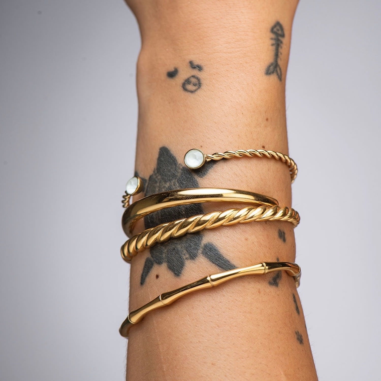 The Riya Handmade Bangle Indian Gold Tarnish Free