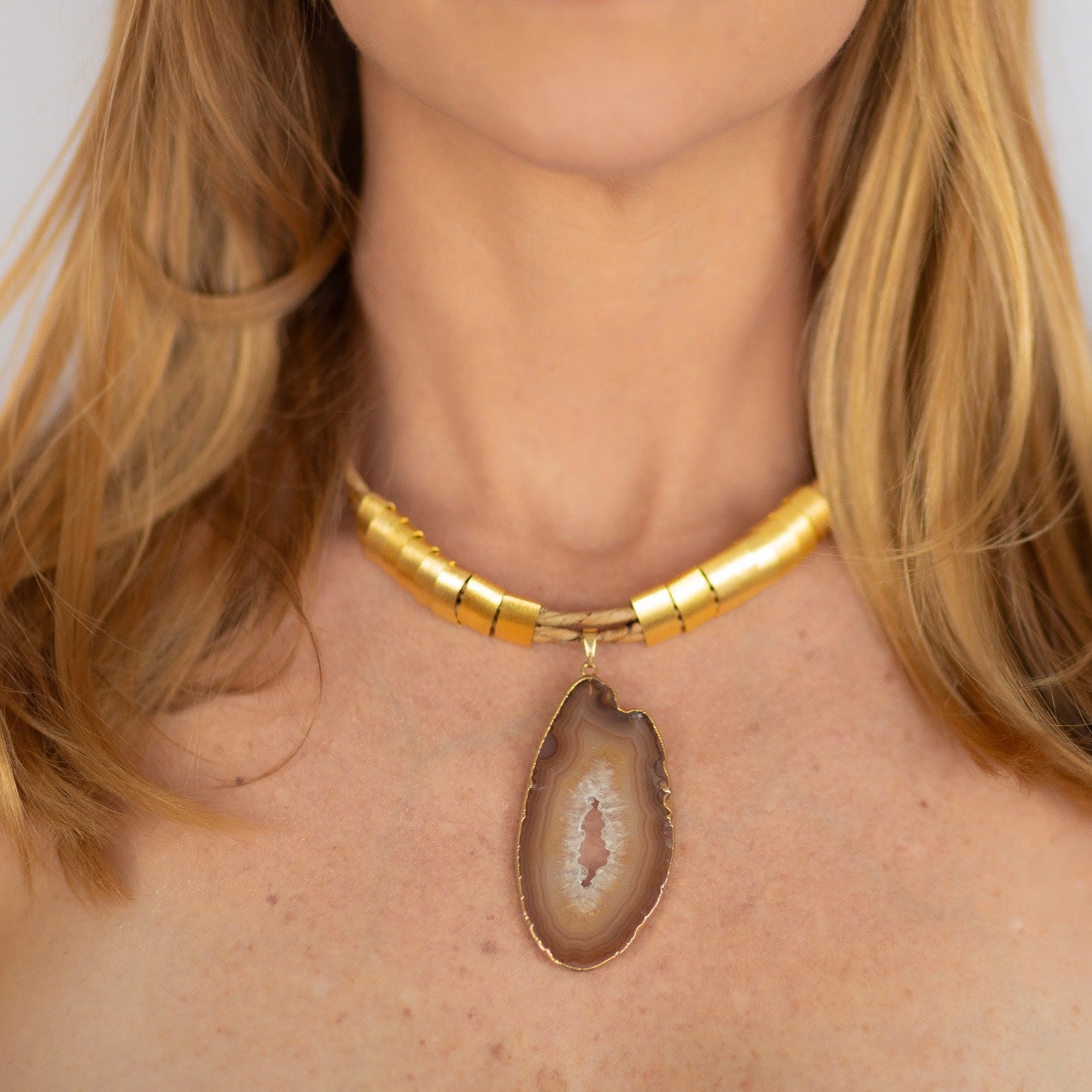 The Rock Banana Fiber Necklace