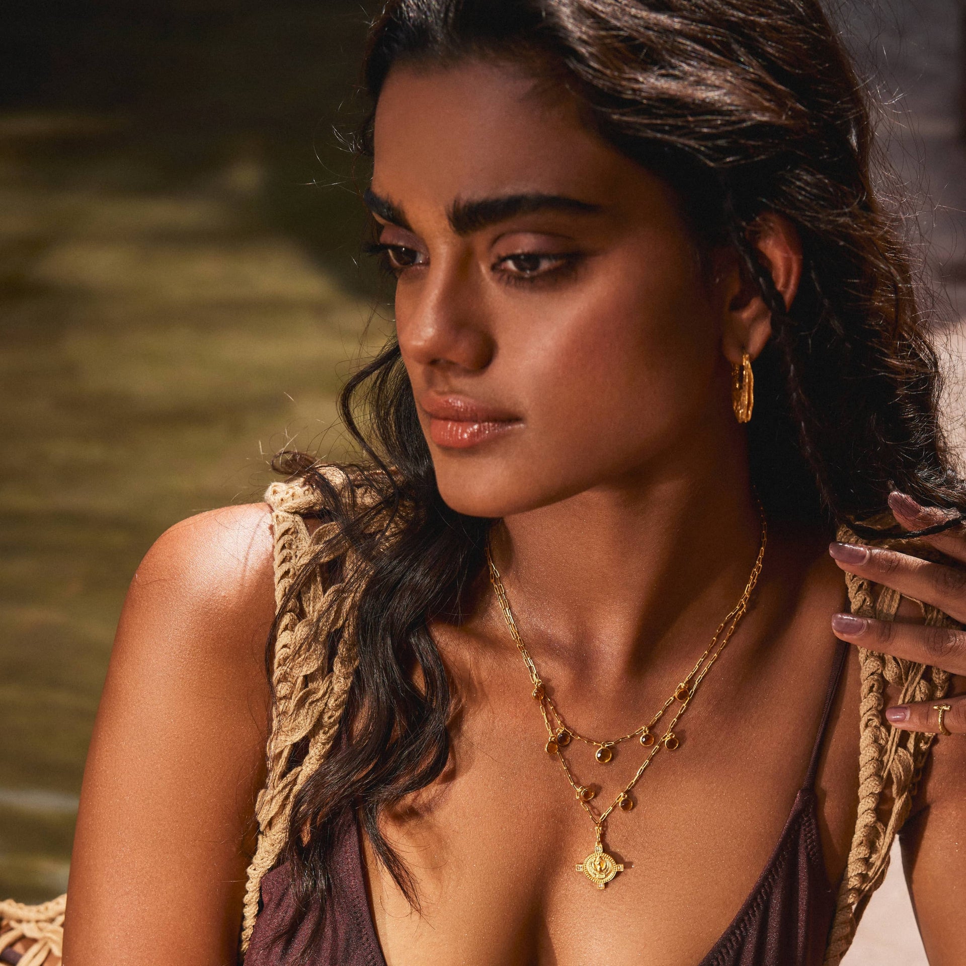 The Scorpio Zodiac Amulet Necklace In Gold