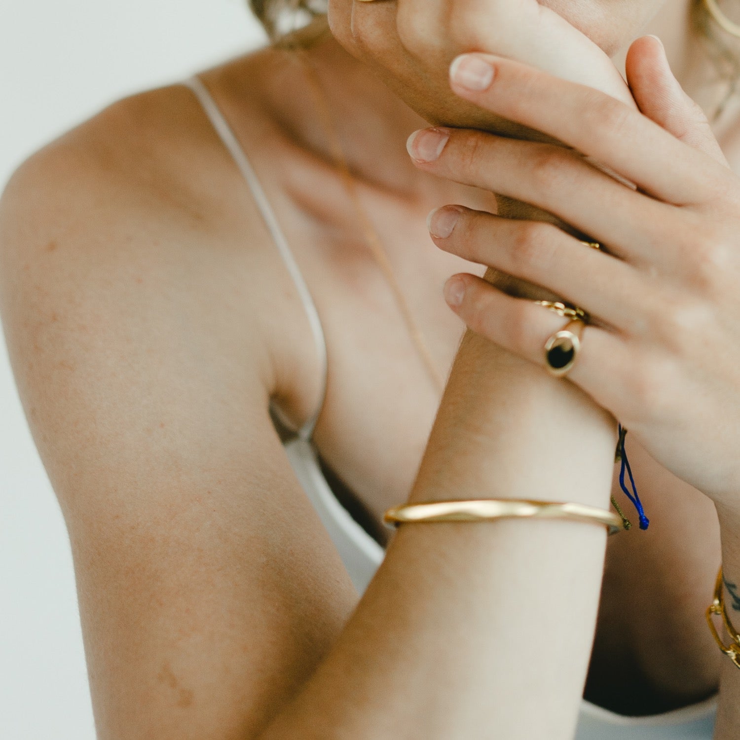The Signet - Cuff Bracelet 24K Gold Plated