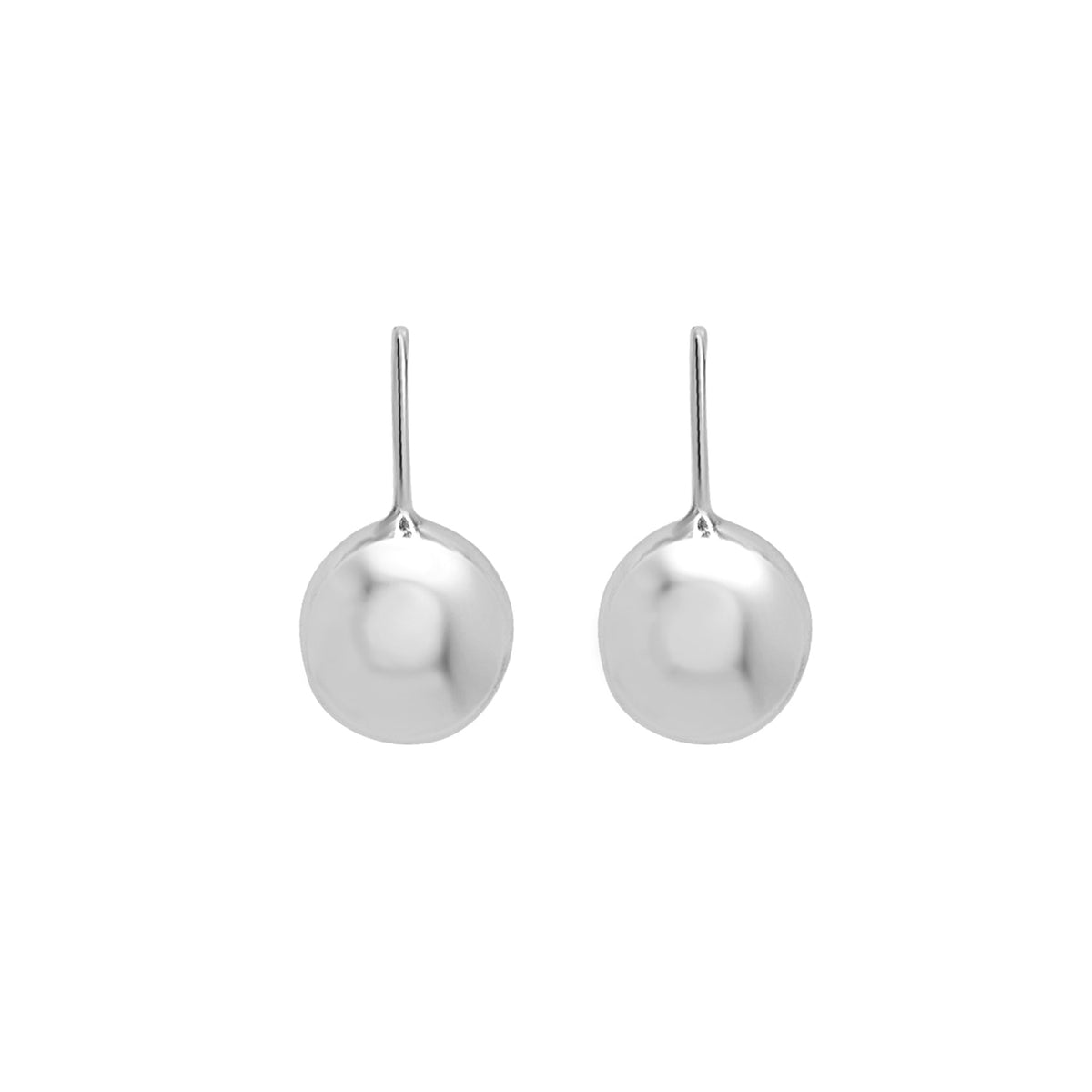 The Silver Orb Earrings