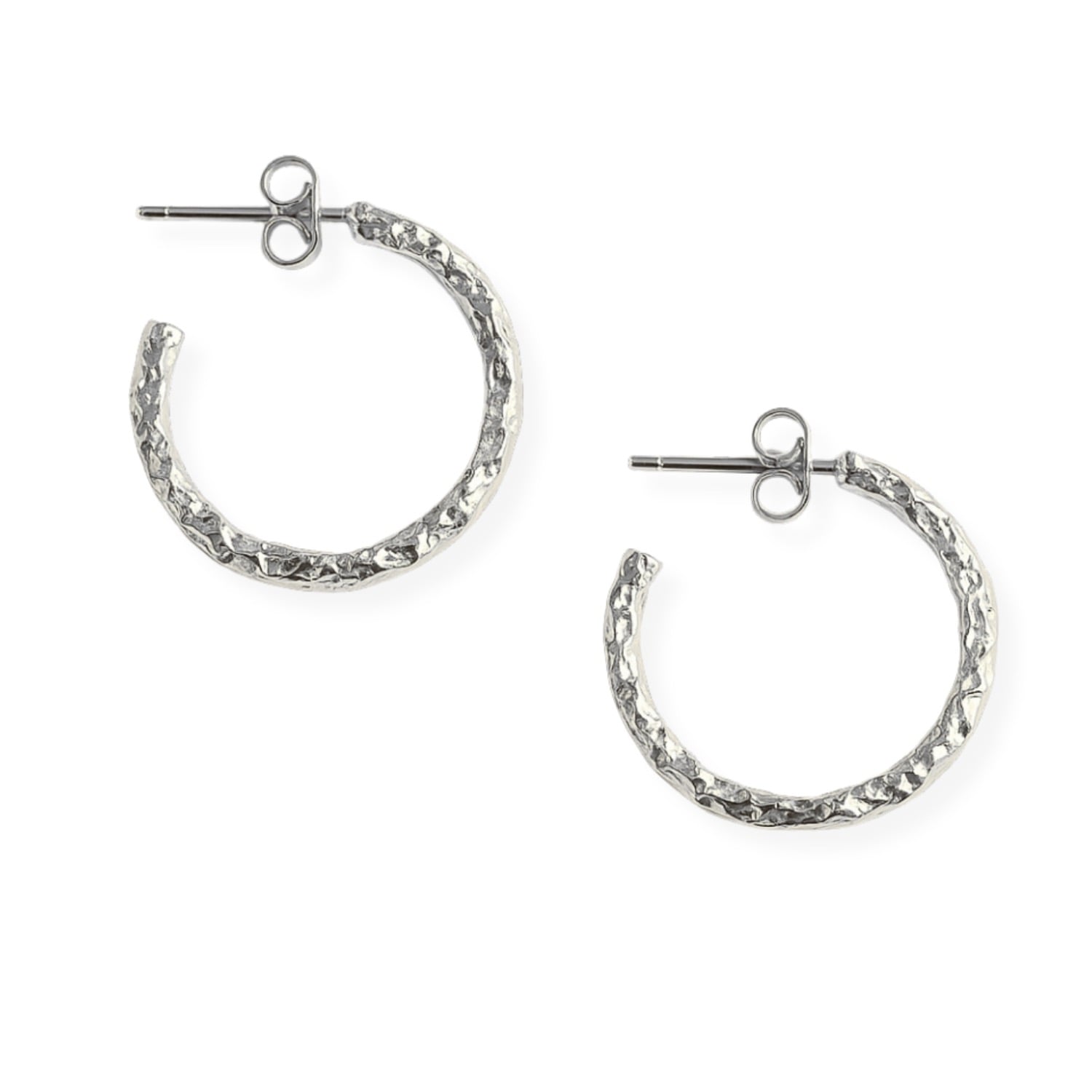 The Simple Sterling Silver Earrings Silver