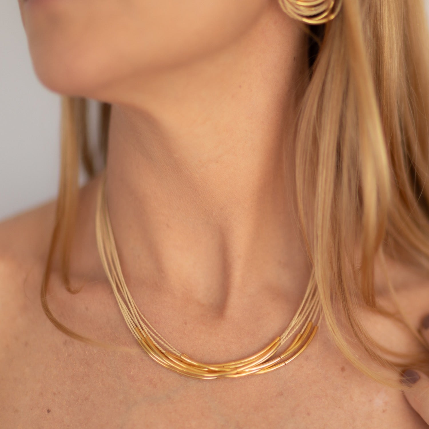 The Single Buriti Natural Fiber Necklace
