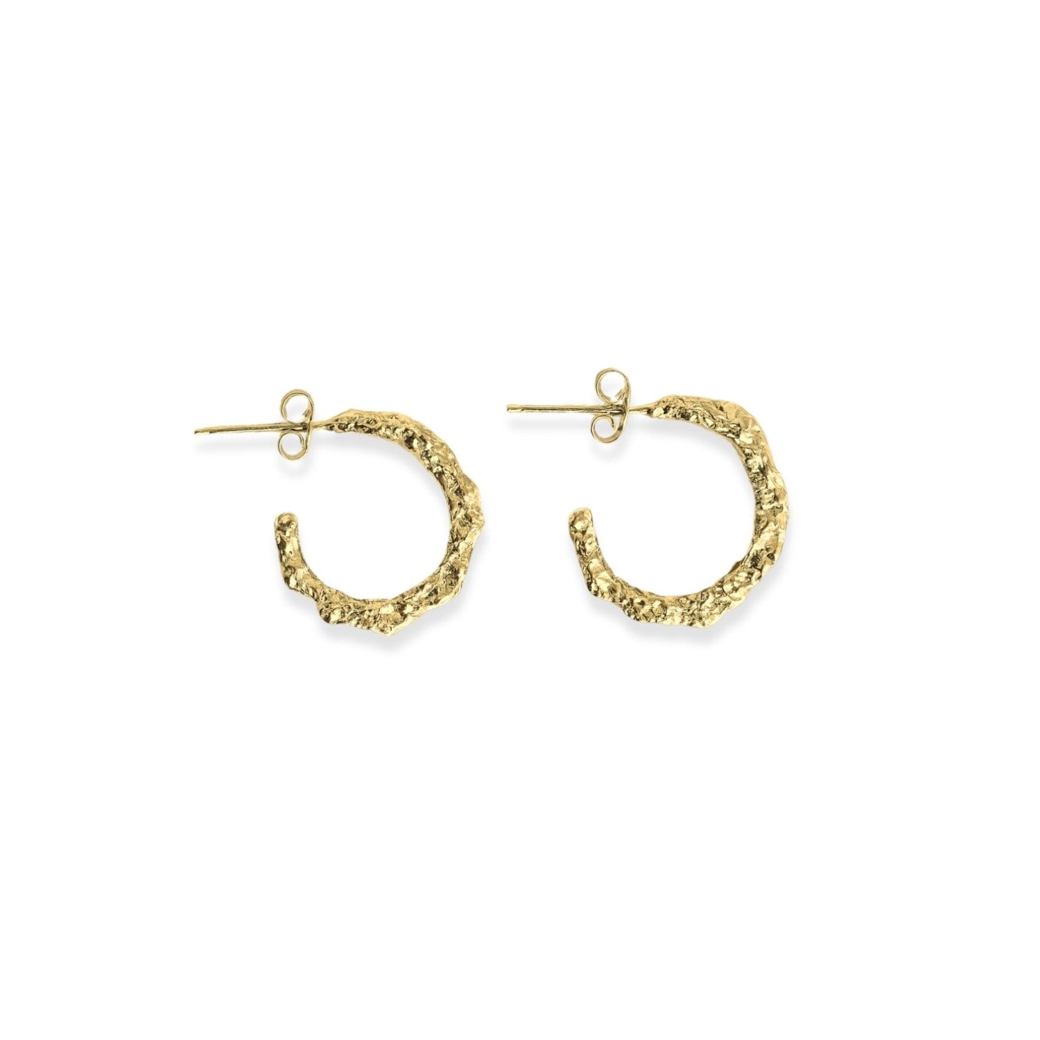 The Small Sterling Silver Earrings Gold