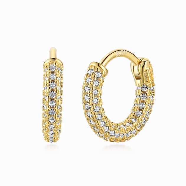 The Sophia Earrings In Gold Coated Sterling Silver
