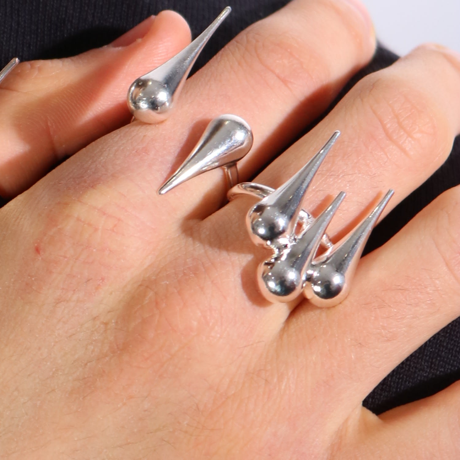 The Triple Ring In Silver