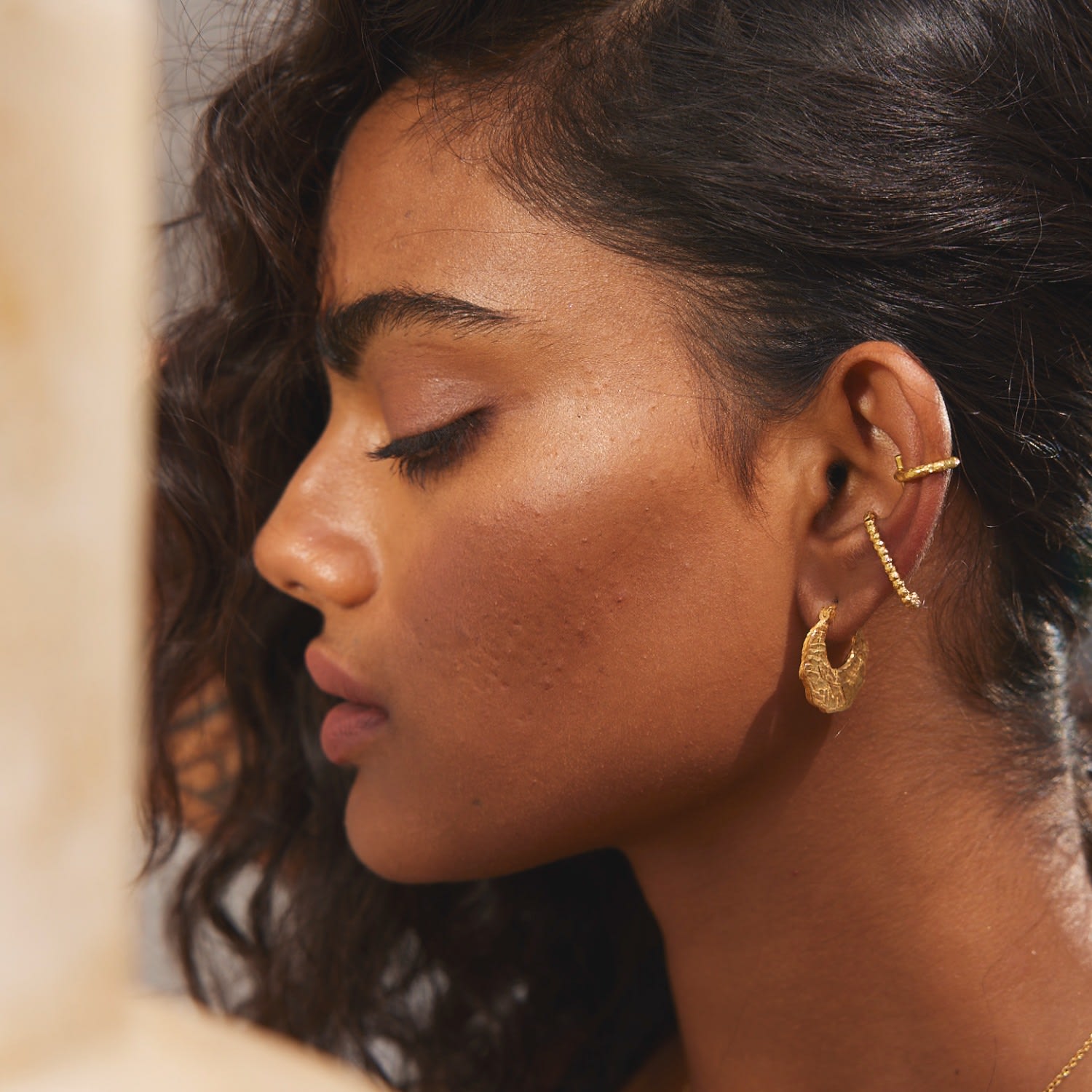 The Unity Ear Gold Ear Cuff