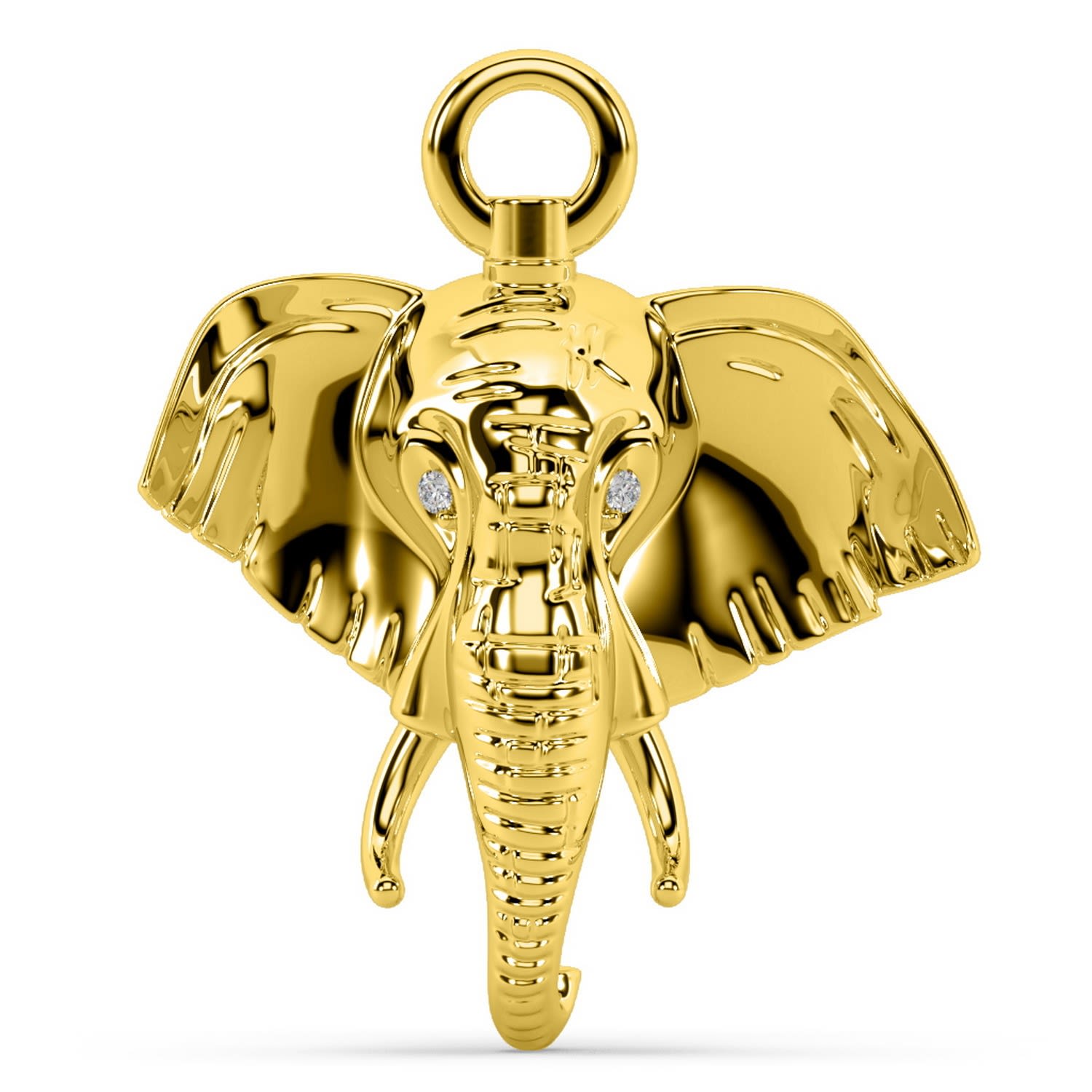 The Wild Haathi Charm - Elephant Charm - Gold
