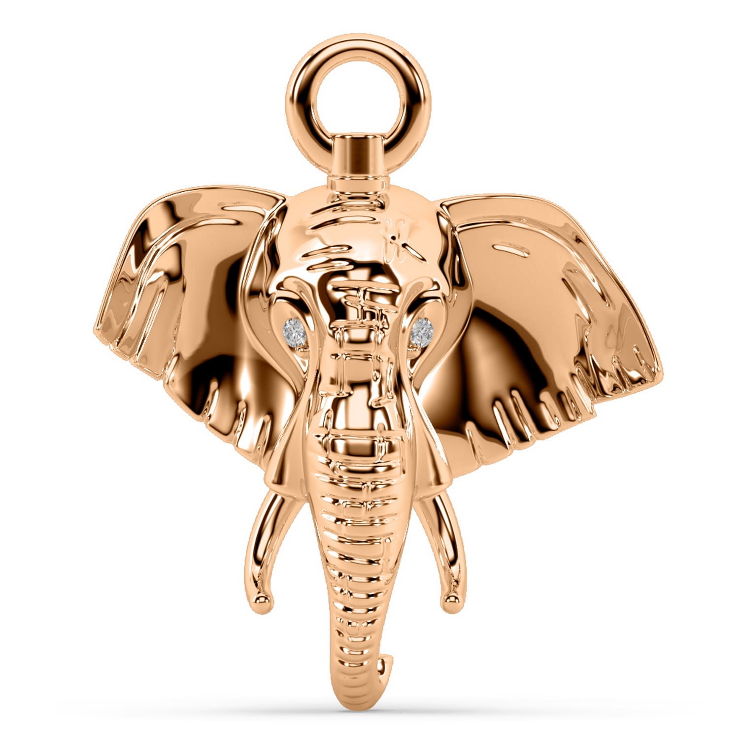 The Wild Haathi Charm - Elephant Charm - Rose Gold