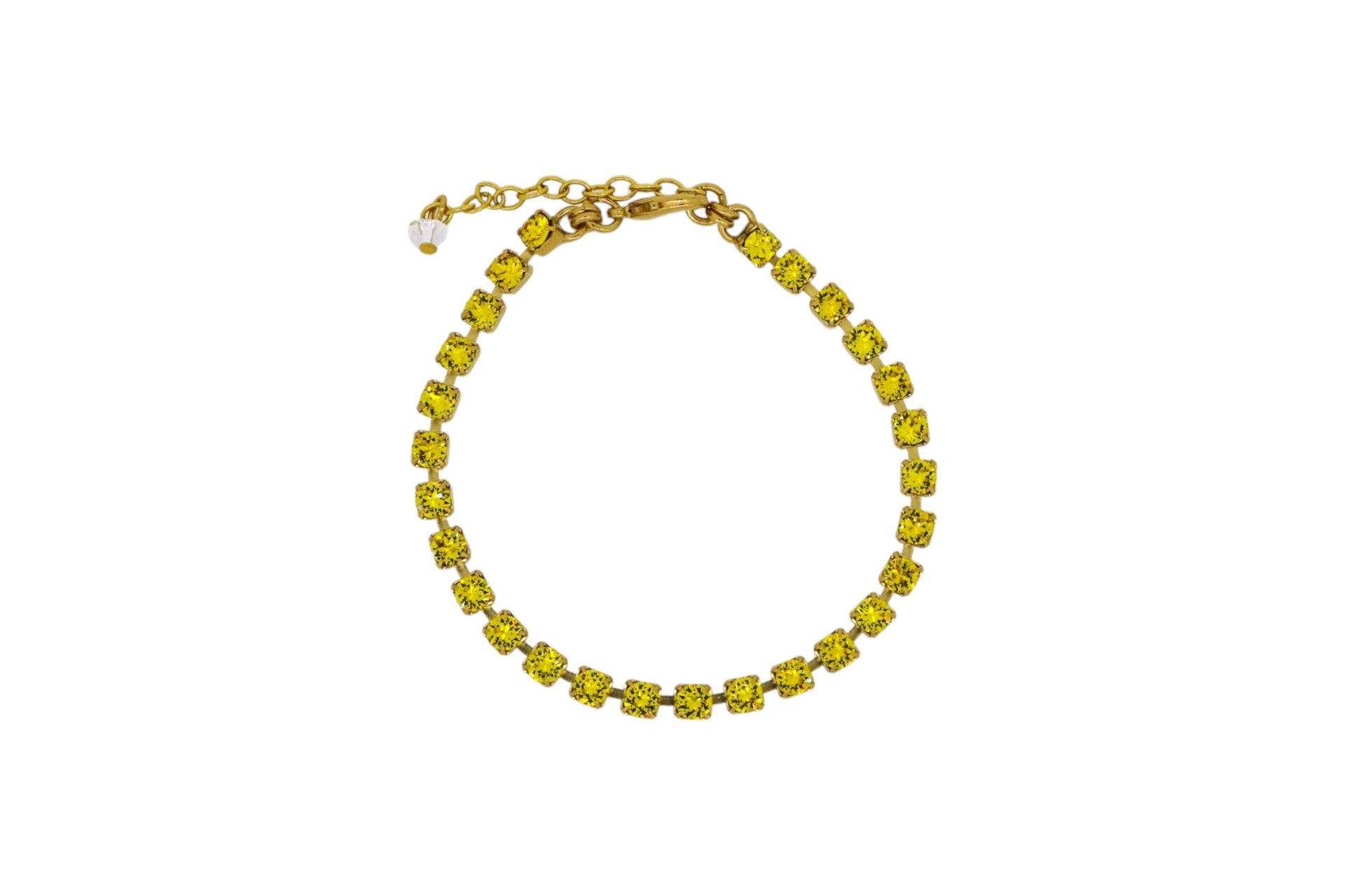 The Yellow Tennis Bracelet In Gold