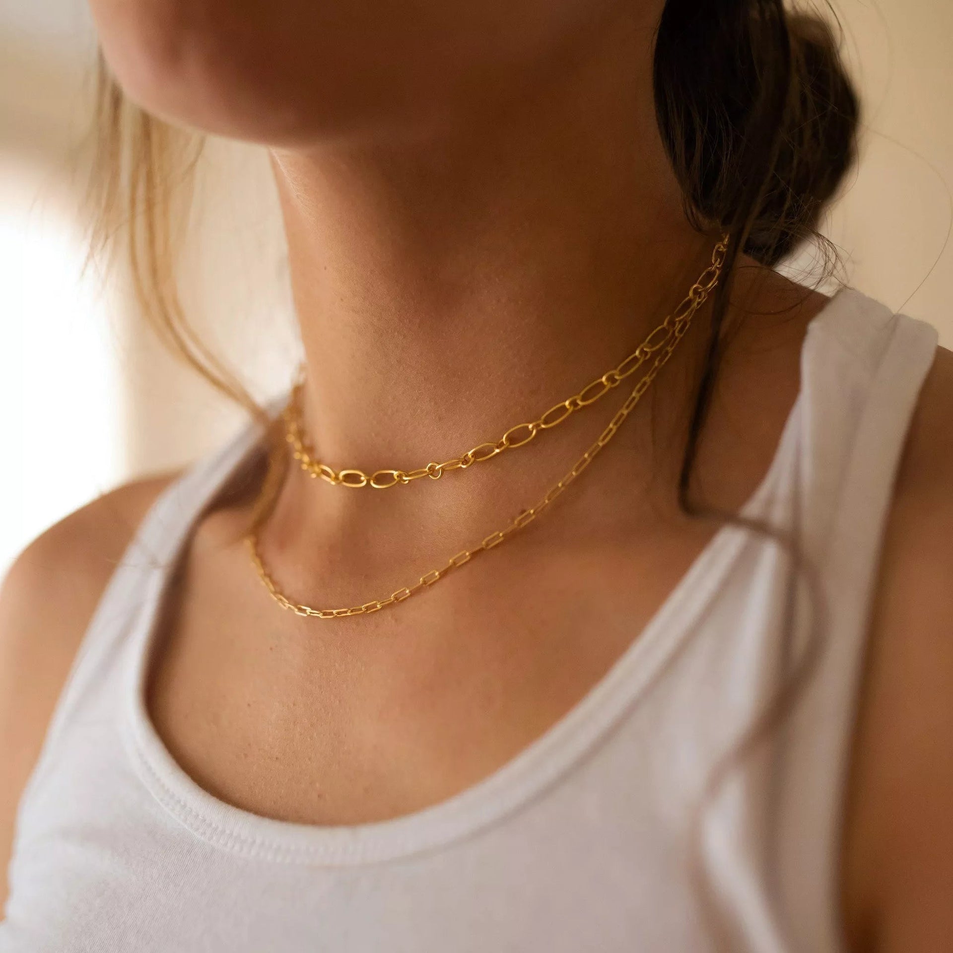 Chunky Gold Chain Necklace