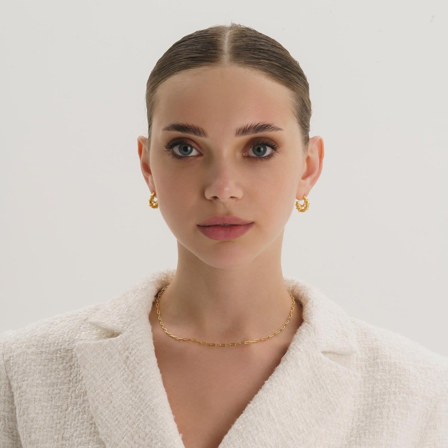 Thin Paperclip Gold Chain Necklace