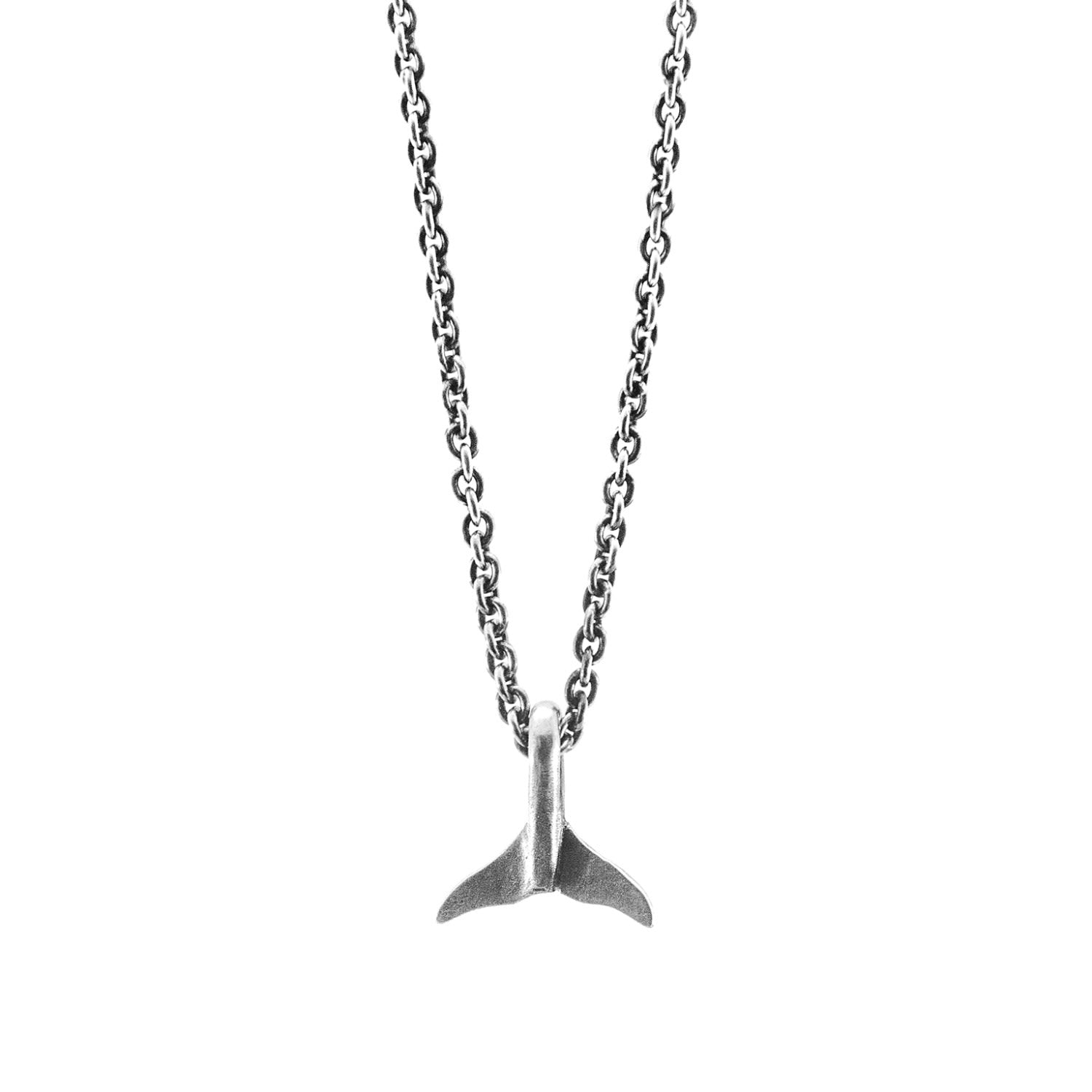 Think Ocean Little Whale Silver Necklace Pendant - Women