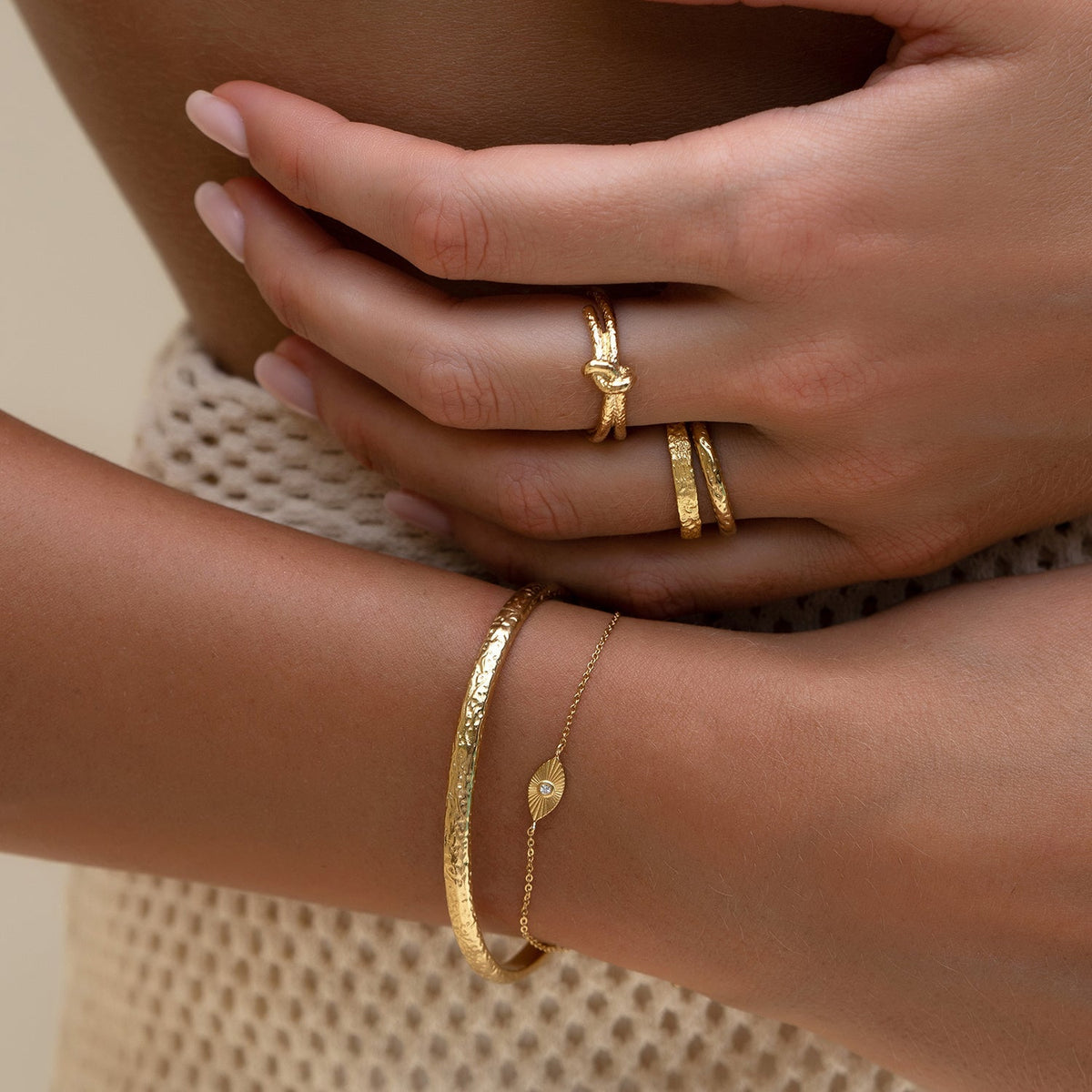 Tia Gold Ring