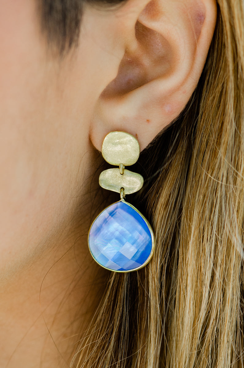 Tiara Earrings In Tanzanite